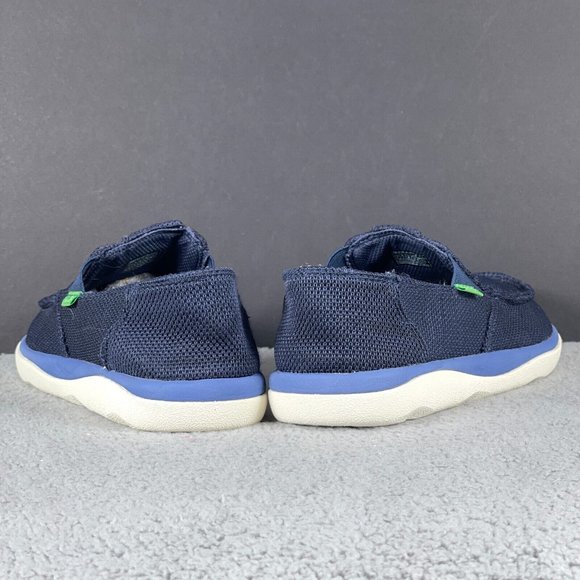 Sanuk Vagabond Tripper Men's Size 7 Mesh Slip On Loafers Navy Blue 1091409 - Picture 4 of 8